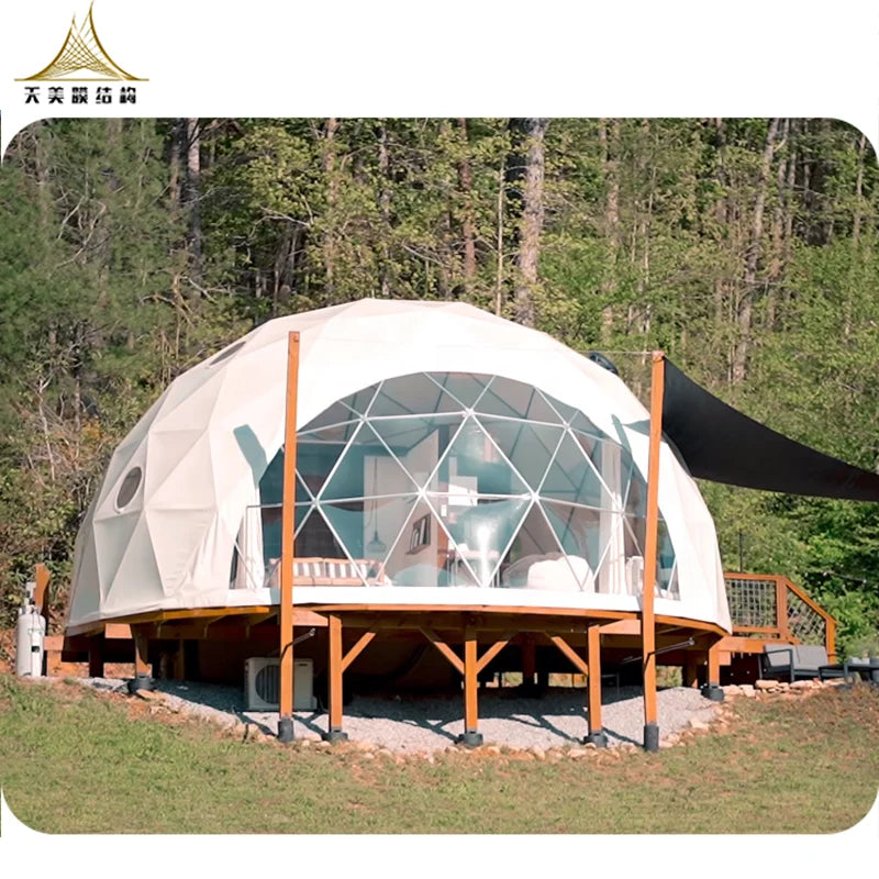Best Dome Tent Prefab Waterproof Pvc Domes Glamping Geodesic Dome House for Sale MegaBDM