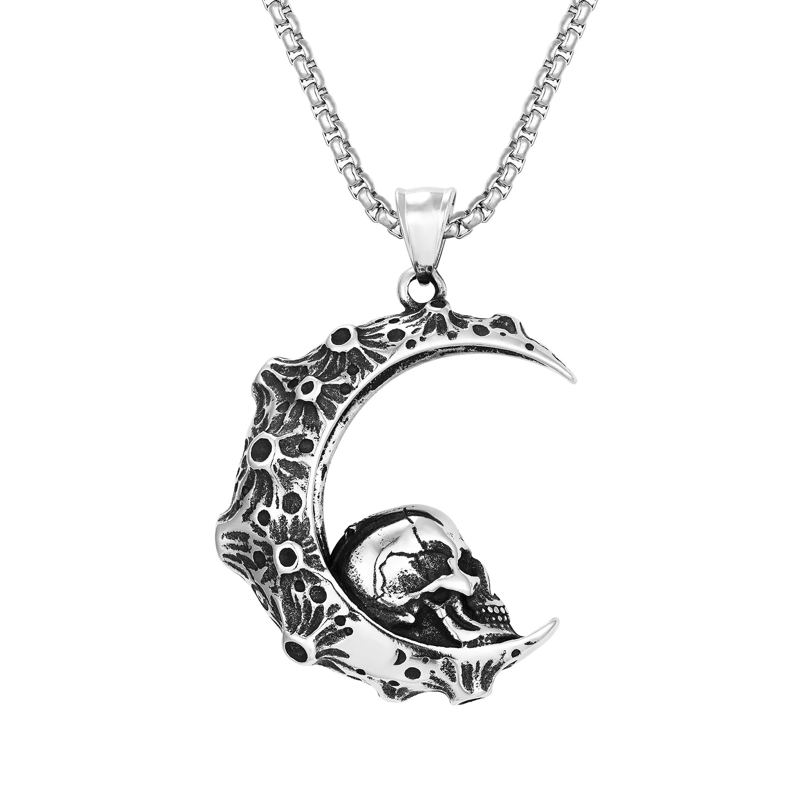Fashion Simple Hip Hop Jewelry Necklace Skulls Personalized Stainless Steel Necklace Pendant Gothic Pendant for Men