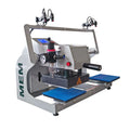 TQ 1515 MEM Double Station Label logo Heat Transfer Press Machine 15*15 cm for T Shirt Printing