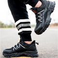 Wholesale Factory Custom Indestructible Men's Work Safety Shoes Steel Toe Mesh Insole Winter Summer Comfort Construction