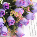 Wholesale Simulation Bundle of Roses for Valentine's Day Gift Flowers Supplies