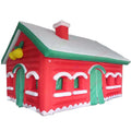 Free Shipping 6x4x3.3mH Christmas House Tent Giant Inflatable Oxford Material Model With Air Blower Repair Accessories for Sale
