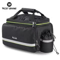 WEST BIKING Waterproof Bicycle Cycling Bag Large Capacity MTB Riding Bike Bag Travel Luggage Carrier Saddle Seat Pannier Bag