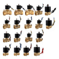 Brass DC12V/24V AC220V Magnetic Valve Normally 2W Series Normally Closed Electric Air Water Solenoid Valve