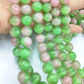 8/10/12/14MM Natural Two Color Cat's Eye Beads Loose Round Gemstone Beads for DIY Bracelet Necklace Earrings Jewelry Making