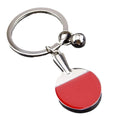 Hot Selling  Metal Pendant Gift Wholesale Table Tennis Keychain PingPong Bat and Ball Key Chain Keychain