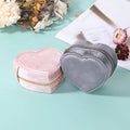 Heart-shaped Jewelry Storage Box Travel Portable Jewelry Storage Box Jewelry Earrings Rings Necklaces Bracelets Box