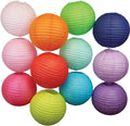 30cm Chinese Handmade Paper Lanterns Stainless Steel Wire-Christmas Diwali Valentine's Day Graduation Parties Hanging Decoration