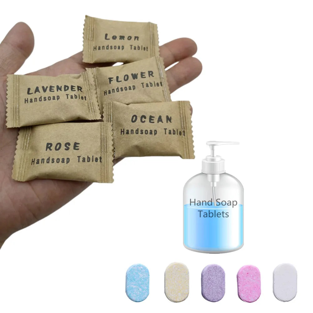 OEM High Foaming Hand Soap Cleaning Tablets the Zero-waste Liquid Hand Wash Starter Kit