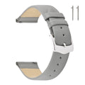LAIHE Genuine Leather Quick Release Watch Straps 12mm 14mm 16mm 18mm 20mm Soft Thin Band for Women's Smartwatch"