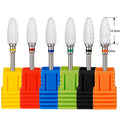 Factory Wholesale 3/32'' Ceramic Nail Drill Bit Fast Nail Gel Remover Professional Milling Cutter Bits for Manicure Tools