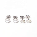 2025 Wholesale Titanium F136 Unthreaded Pearl Stud  Classic Lip Pattern Body Jewellery for Wedding or Engagement