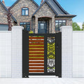 European Style Decorating Driveway Aluminum Exterior Gate Door