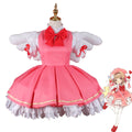 Sakura Kinomoto Cosplay Costume Japanese Anime Cat Maid Lolita Schoolgirl Costume
