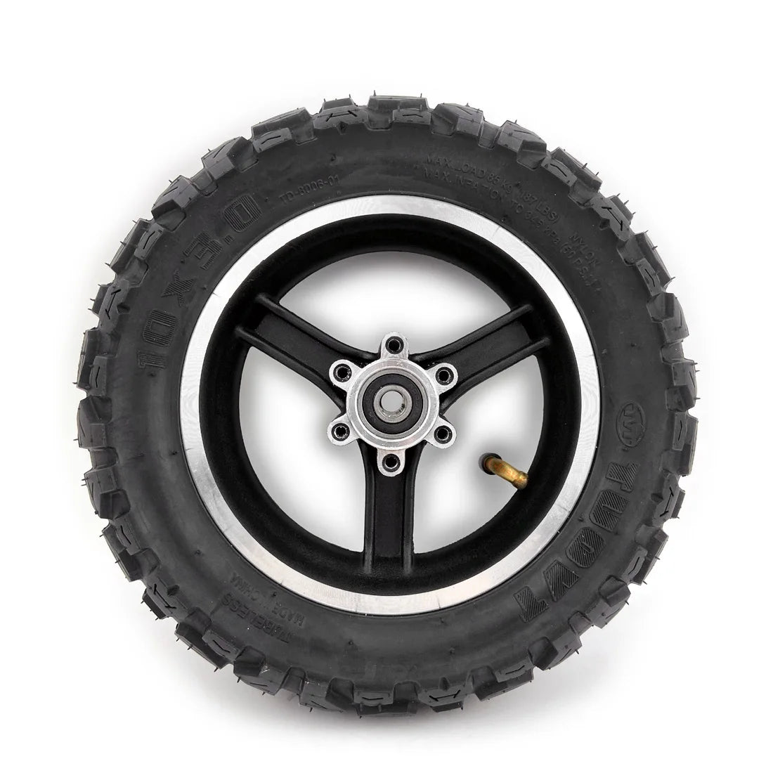 10 Inch Off-road Electric Scooter Inflatable Wheel With Mountain Tyre and Inner Tube Compatible With Disc Brake