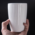 White Porcelain Coffee Mug with Custom Logo 250ml Capacity Classic Style Business Gift Without Handle