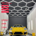 Popular Auto Care Products Workshop Car Wash Hexagonal Led Light Car Wash Equipment