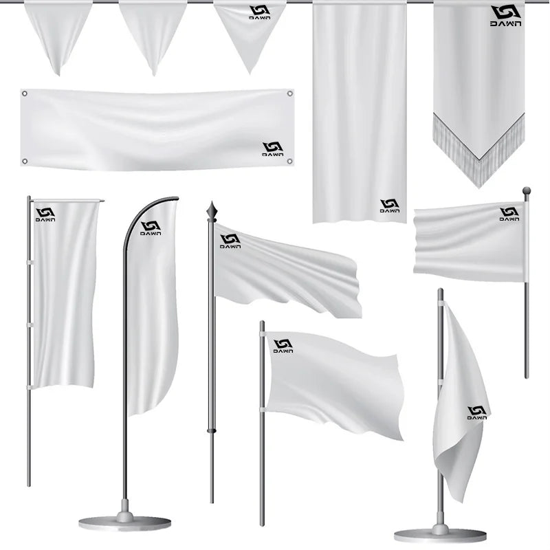 Wholesale Custom Flag Double-Sided Printing Promotion Advertising Flag
