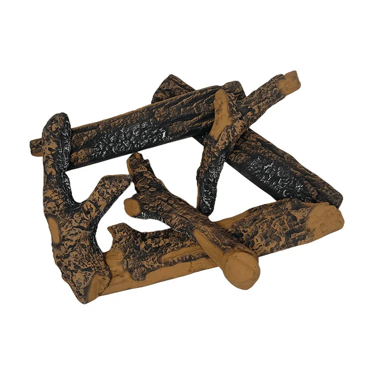 Anna-Modern Gas Fireplace Firewood Logs