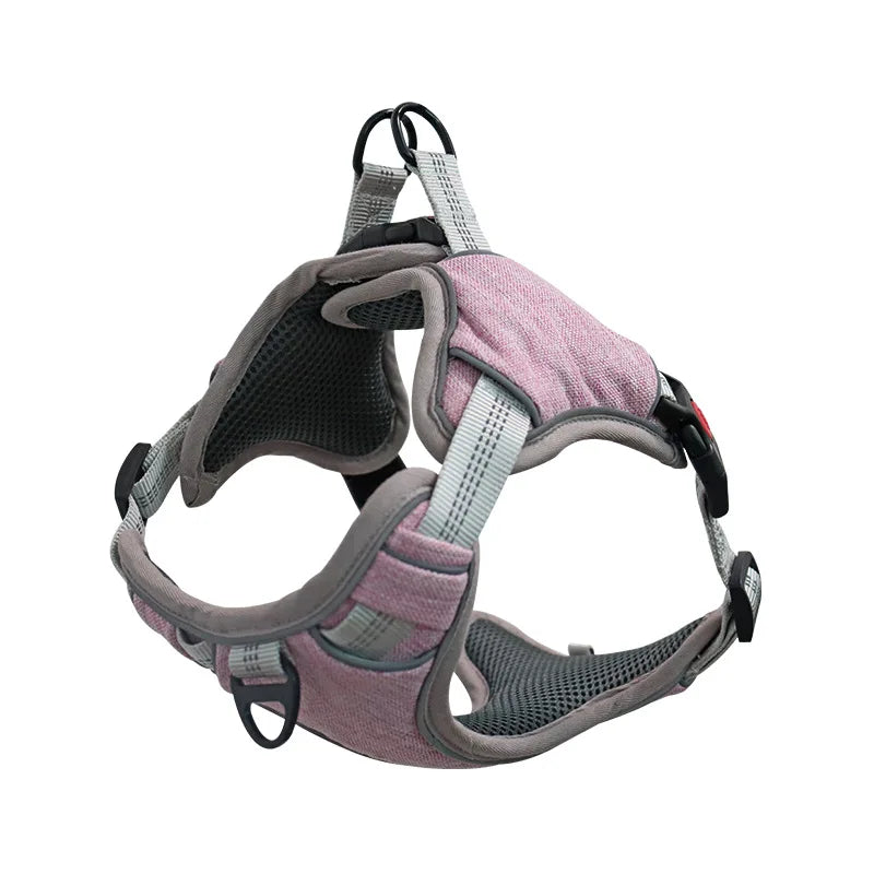 Manufacturer Wholesale Soft Reflective Ribbon Sturdy Durable Pet Cats and Dogs Harness