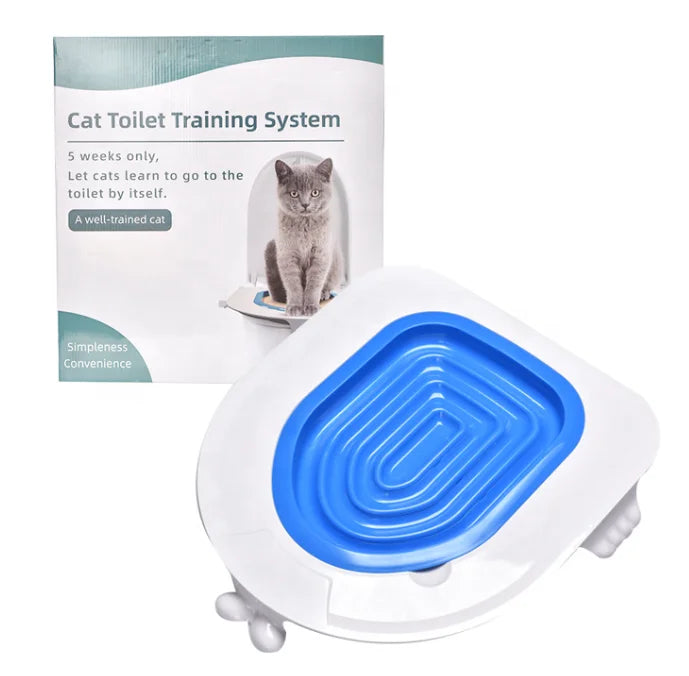 Hot Sale Cat Toilet Training Kit Toilet Seat Trainer Tool   Instead of Litter Box Cat Toilet Trainer