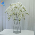 LFB864-1 Luckygoods White Color Wedding Arrangement Decoration Table Runner Row Flower Ball Centerpiece