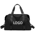 Custom Logo Lightweight Nylon Duffle Bag with Large Capacity Waterproof Carry on Sports Tote Gym Bag for Men Stylish Travel Bag