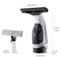 New Window Vacuum Squeegee Cordless 3-in-1 Electric Window Cleaner Tool with Spray & Microfiber Pad Streak-Free 2200Pa Suction