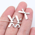 AA016456 12x20mm Bow Beads the Princess DIY Hand-made Alloy Jewelry Accessories