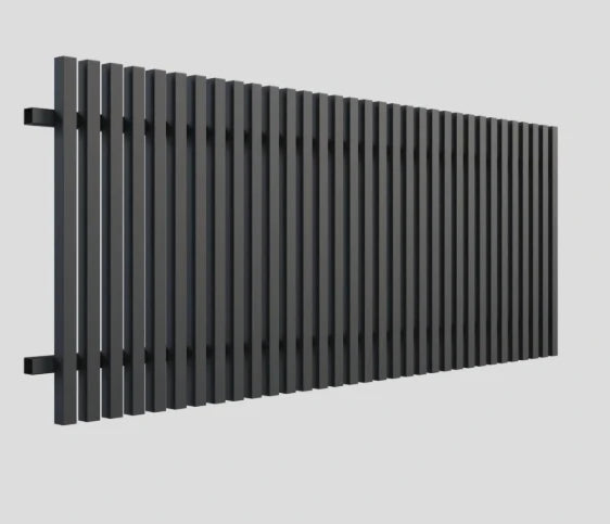 2025 New Aluminum Alloy 6 Feet Villa Courtyard Fence Gate with 3D Modeling Eco-friendly Outdoor Home Security