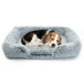 Orthopedic Foam Pet Sofa Mattress Bed Soft Warm Anti-Slip Machine Washable Solid Fiber Heated Bed for Cats and Dogs