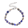 Hot Sale Wholesale Irregular Lapis Lazuli Stone Beads Religious Style Bracelet Charm Fashion Unisex Bracelet As Gift Selection