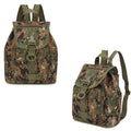 SP27922 SP27922 Outdoor Camping Hiking Camouflage Kids Tactical Waterproof Backpack with Zipper & Hasp Closure