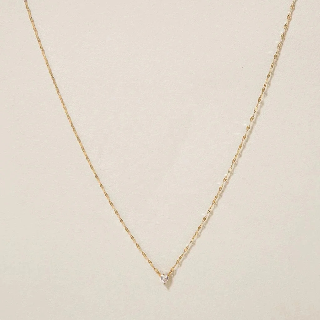 LOZRUNVE 925 Silver Fashion Jewelry Wholesale Delicate Heart Crystal Pendant Necklace Women