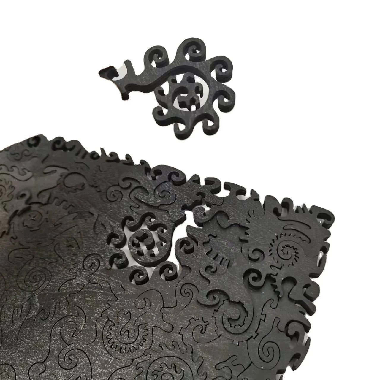 Large Thick Laser Cut Plywood Jigsaw Puzzle Unique 400+ Piece Wood Puzzle for Adults and Children Wall Hanging Decoration