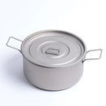 Titanium Bowls 1600ml 1900ml  Outdoor Camping Picnic Tableware Ultralight Portable Camp Kitchen Cooking Utensil Set