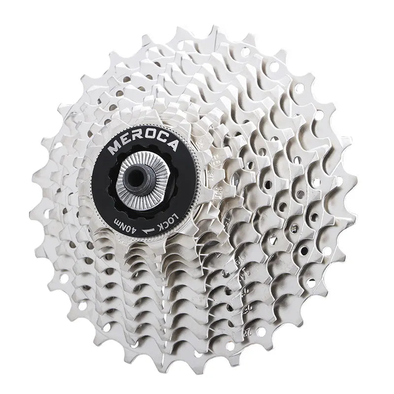 MEROCA Ultra-Light 8-Speed Freewheel Bicycle 9/10/11 Speed 25/28T Folding Road Bike with Alloy Cassette Sprocket