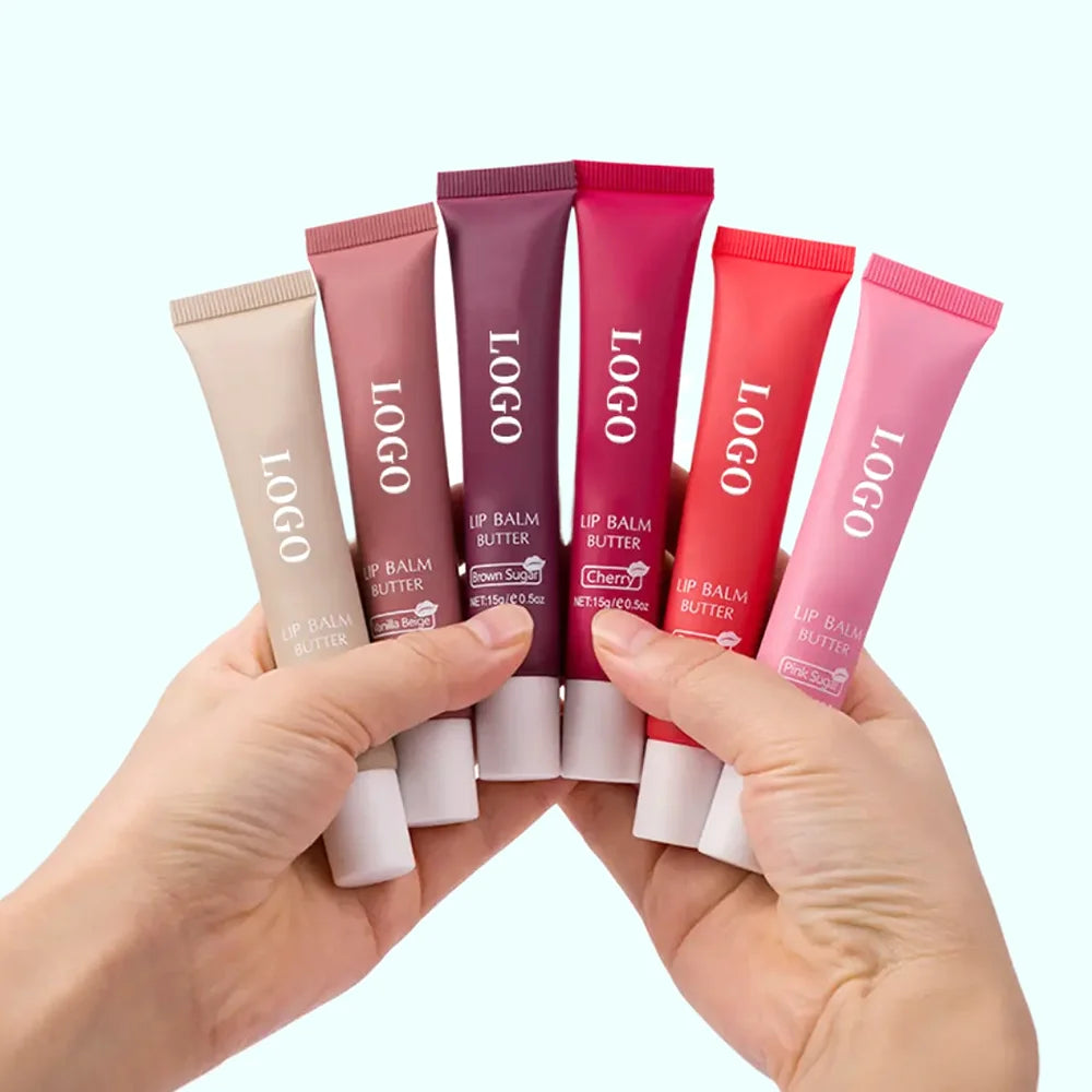 New Arrivals Organic Vegan Jelly Moisturizing Shea Butter Lip Gloss Tint Long Lasting Nourish Liquid Lip Balm