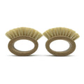 Customized Logo Coconut Dish Brushes Wood and Bamboo Pot Dish Brush Kitchen Scrub Cleaning Brush