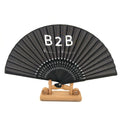 21cm Bamboo Blank Silk Hand Fan GIFT for Events
