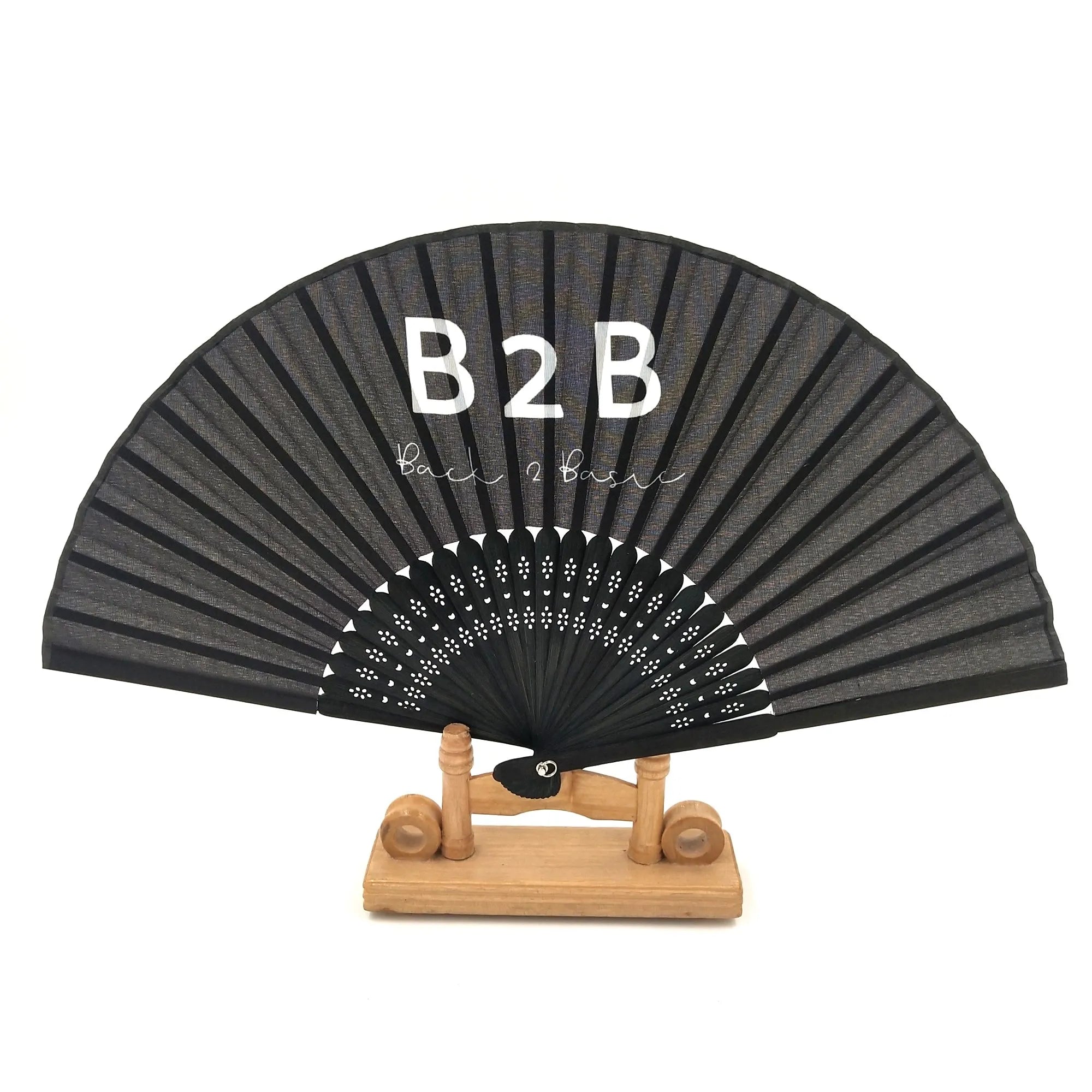21cm Bamboo Blank Silk Hand Fan GIFT for Events
