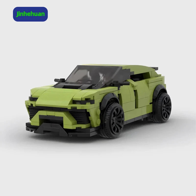 Creative Toy for Kids Gift Plastic Builds Moc Small Car Model Technical Abs Brick Cars for Boys Toys Building Block Sets