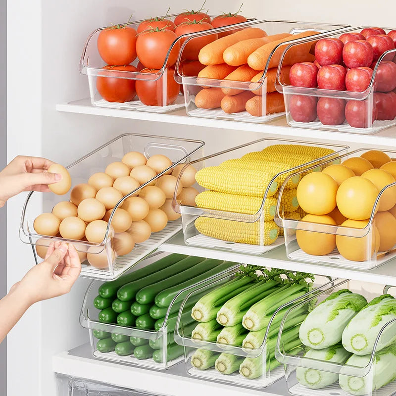 Vegetable and Fruit Sorting Box Refrigerator Organizer Bins  Fridge Organizers for Freezer Kitchen