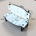 MDFSUB Modern Painted Wooden Home Decor New Arrival Personalized Gift Ideas Memorial White Blanks Bench