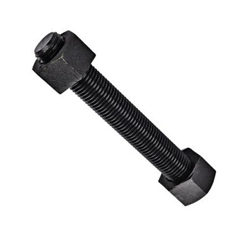 High Quality ASTM A194 7 Nut Stud Bolt A320 L7/L7M Alloy Steel Thread Rod Coarse/Fine Thread Heavy Industry Use 1/4-4 Diameter