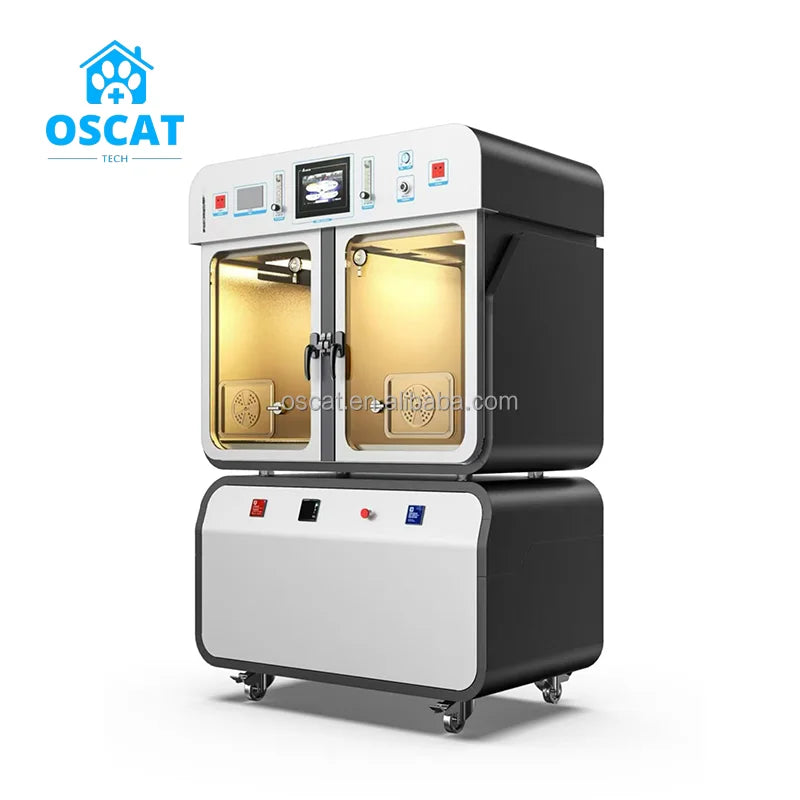 OSCAT Veterinary Equipment Veterinary Therapy Cage Oxygen Pet Dog Kennel Stainless Steel Veterinary Cage