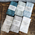 Linen 100% Restaurant Kitchen Dining Wedding White Flax Linen Cloth Dinner Table Linen Napkins