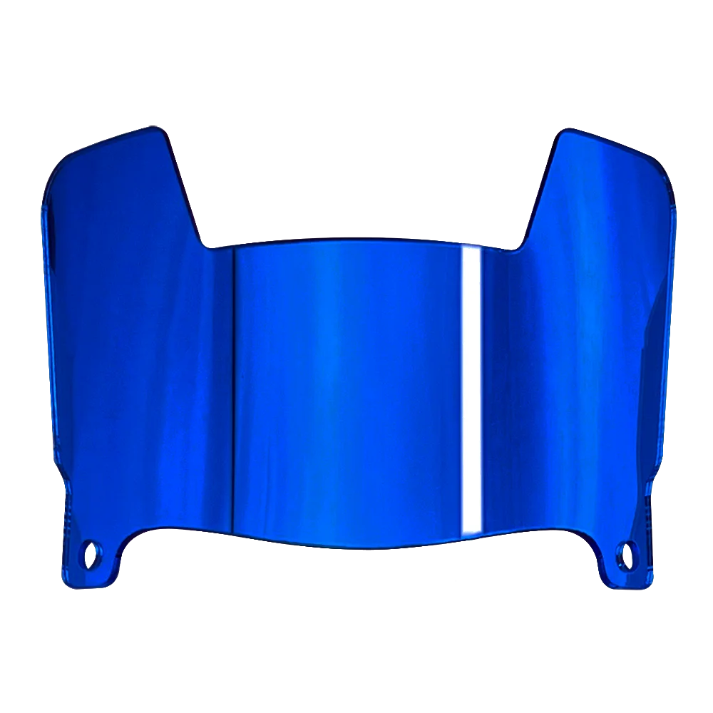 Epicfeat Artwork Mini Football Helmet Visor Souvenir with Clip PMMA Material Total 16g