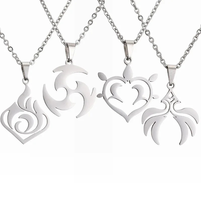 MIENTER Laser Cut Stainless Steel Pendant Fashion Luxury Eye Pendants Necklace for Men