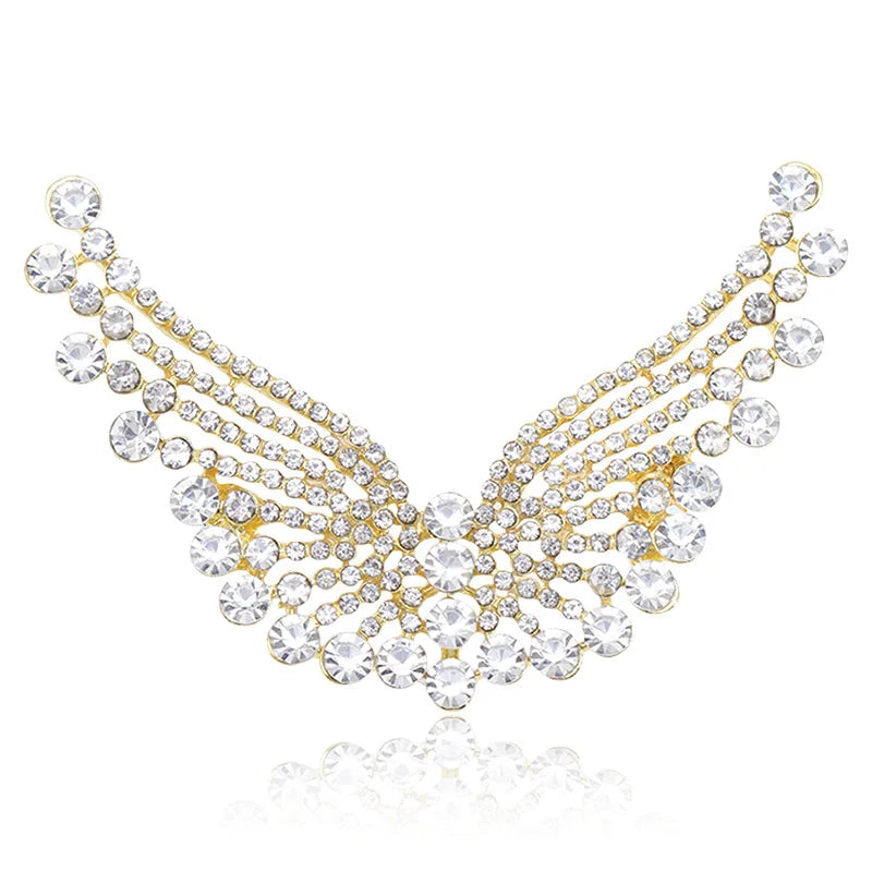MM3257 Fashion Butterfly Brooch Women Rhinestones Brooch Jewelry Wholesale